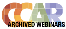 CCAR archived webinars link art